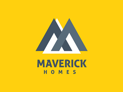 Maverick Homes Logo Design estate agency logo logo design