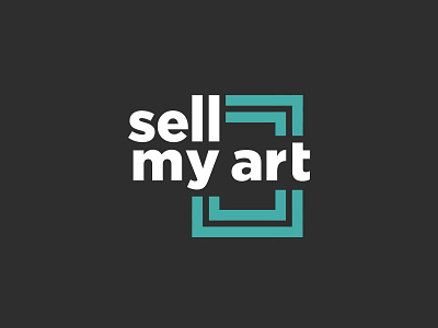 Sell My Art - logo art art broker art sales artists branding logo