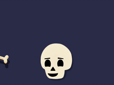 Skull animation 2d animation animation flat motion