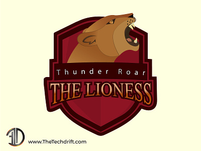 The Lioness Soccer Club emblem emblem logo emblem logo creative round logo logo design logodesign soccer logo sports logo team logo thetechdrift