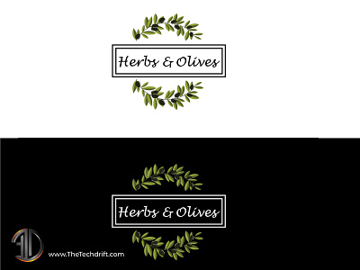 Herbs and Olives - Restaurant Logo brand identity branding logo logo design logodesign restaurant restaurant branding restaurant logo thetechdrift