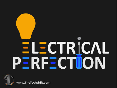 Electrical Perfection LLC - Electrician Logo brand identity branding electrician logo emblem logo logo design logodesign thetechdrift