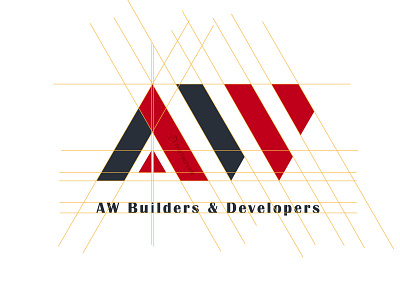 AW Builders and Developers - Brand Identity Design brand identity branding emblem logo logo design logodesign thetechdrift