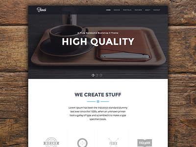 Finest - Bootstrap One Page