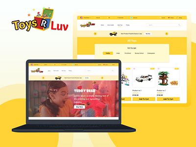 Toy store website like Lego baby shopping baby store ecommerce online store store toy shop toy store ui design web ui design website design
