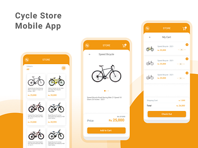 Cycle Store Mobile App (Ecommerce)