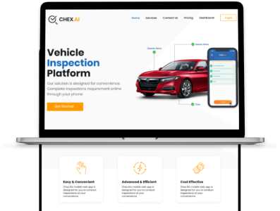 Car Inspection Website design