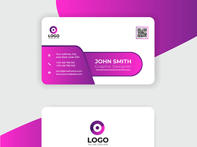 Modern professional business card