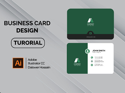 How to Create Business Card in Illustrator CC background art brand business business card business card graphicdesign businesscard design design tool graphic design illustration tutorial vector video visitingcard youtube