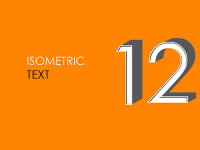 Create Isometric Text Effect | Graphics House