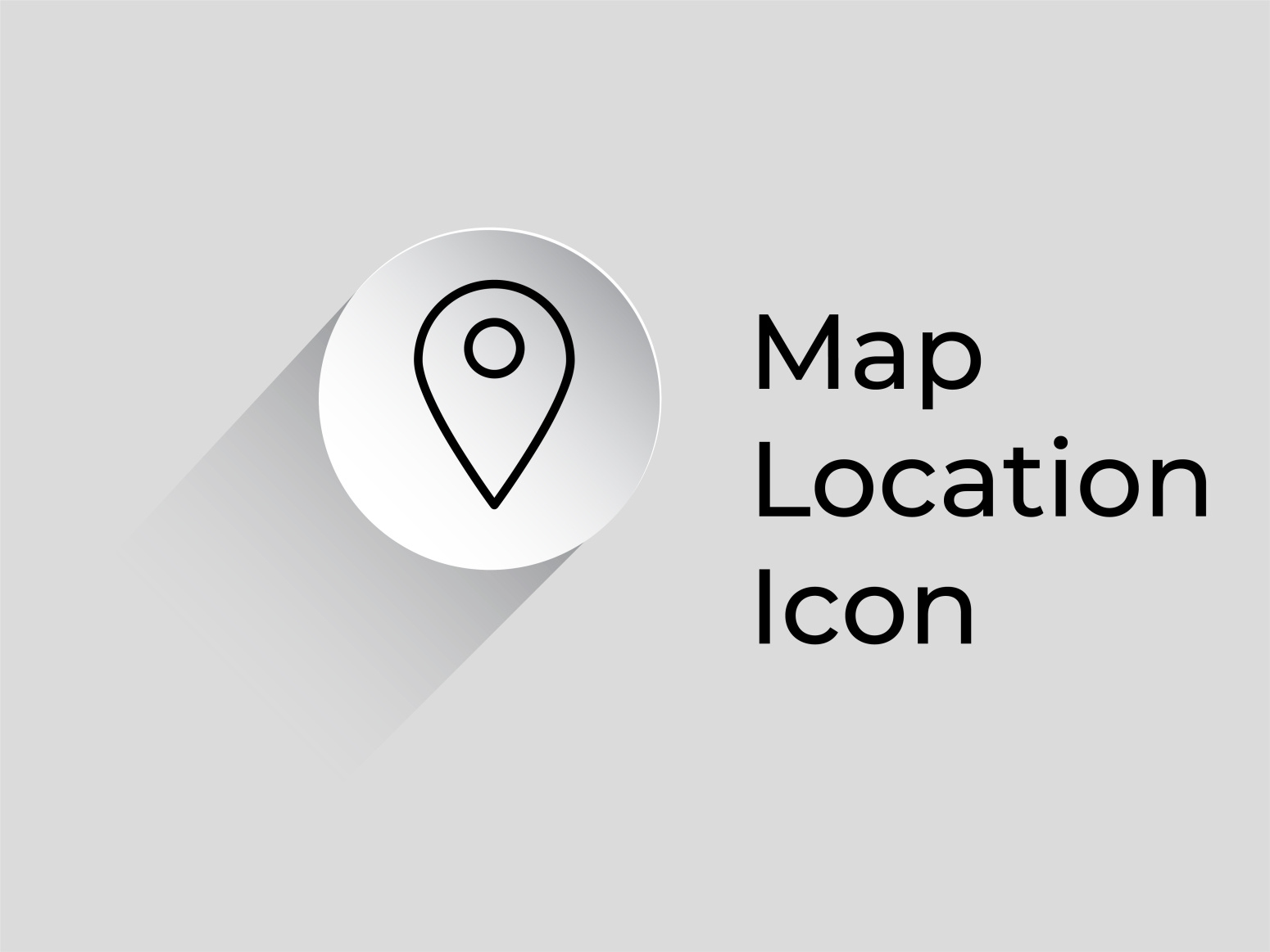 Map Location Icon In Adobe Illustrator Graphics House By Rockdh On Dribbble