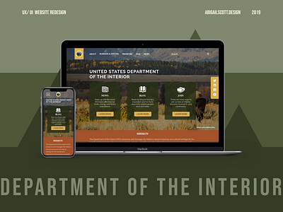 User Interface Website Redesign Concept Project