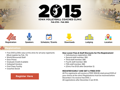 2015 Vb Clinic landing page idea landing page web