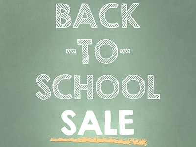 Back to school ad