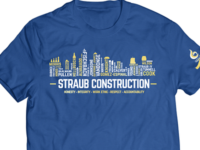 Straub Construction design t shirt