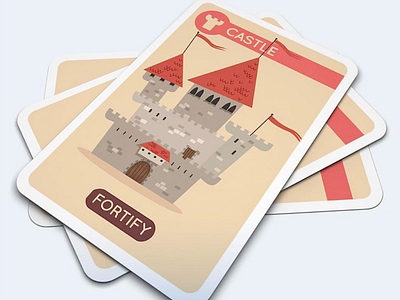 Of Knights and Ninjas Castle card game castle family fortify fortress knights medieval ninjas