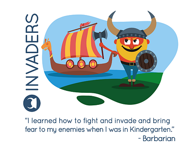 The Invaders Expansion barbarian card game family game invaders medieval shield ship viking