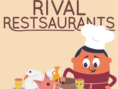 Rival Restaurants bluefoxparody board game chef food gap closer games parody restaurant rival