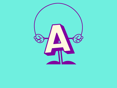 A a character letter