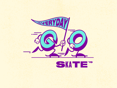 Go Skateboarding Day 2019 character design go gsd19 guatemala illustration skateboarding type vector