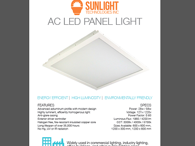 Sunlight Technologies Sell Sheet