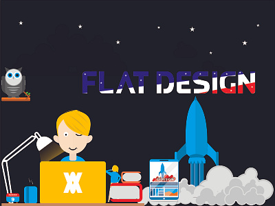 Flat Design branding design flat design flatdesign icon industry vector