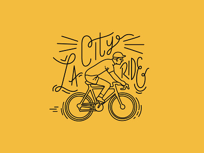 La City Ride illustration bike city illustration ride vector