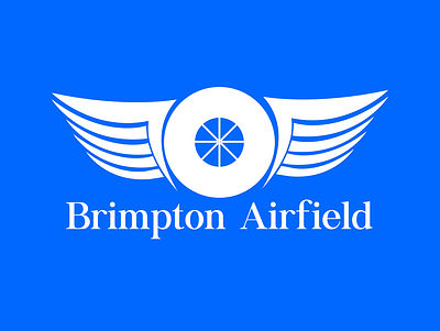 Brimpton Airfield- Brand identity branding branding agency branding design design design agency flat graphic graphic design icon illustrator lettering logo minimal type
