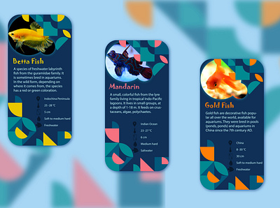 Aqua Store aquarium design fish illustration screens ui ui design uiux ux vector
