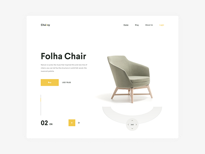 Landing Page for Chairsy