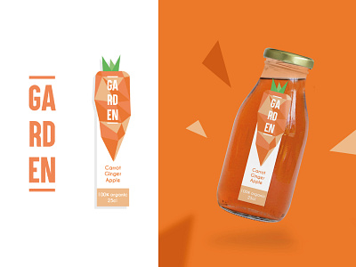 Identité visuelle - Packaging - Garden design graphic graphicdesign illustration juice jus packaging vector vegetables