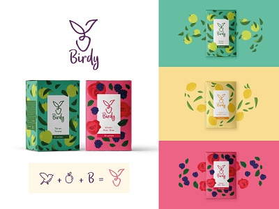 Packaging- Identité visuelle - Tisane brand branding colors design design graphic drawing graphic identity illustration logo packaging vector