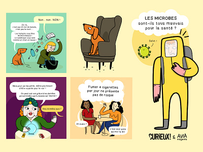 BD - Curieux ! art cartoon comic design dessin drawing humour illustration information