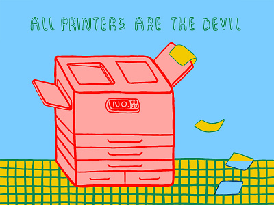 all printers are the devil