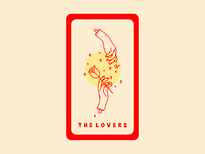 the lovers tarot card hands illustration inktober lovers tarot tarot card tarot design the lovers