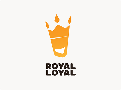 Royal Loyal logo adobe illustrator branding crown icon logo logo design logotype loyalty mark royal vector