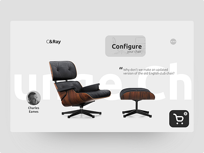 Dribbble Weekly Warm-Up | Lounge Chair page design dribbbleweeklywarmup figma flat product page ux web website