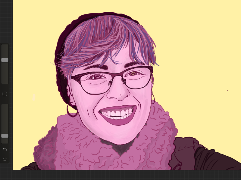 WIP colours procreate digital art portraits