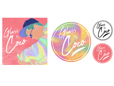 Glass by Coco custom design digital art graphic design logos stickers
