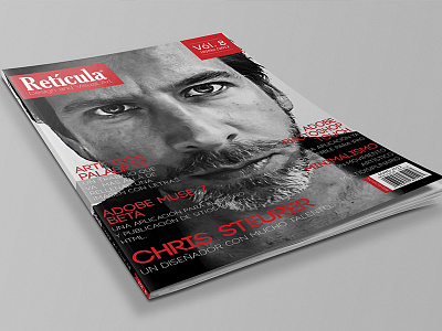 RETÍCULA MAGAZINE creative direction editorial design graphic design indesign magazine photoshop red reticula