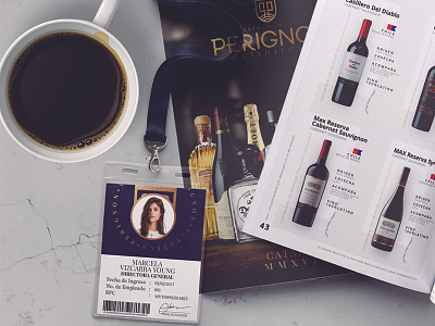 PERIGNON PROYECT branding creative direction graphic design id identity logo magazine wine