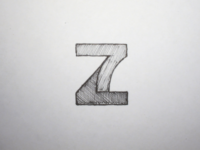 7z 7z 7zip doodle monogram paper pen