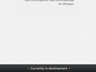 Currently In Development background bvckup minimalistic texture