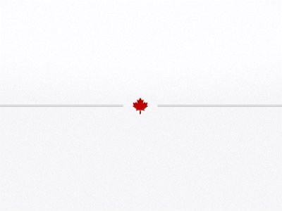 Much needed splash of color canada emboss maple leaf separator simple
