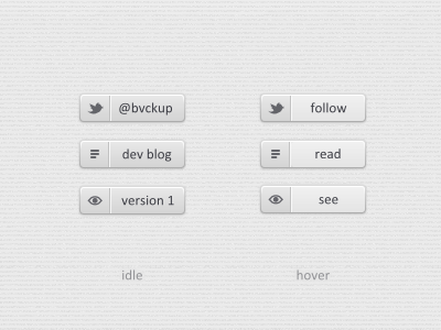 Let there be sense :) button follow neat texture twitter