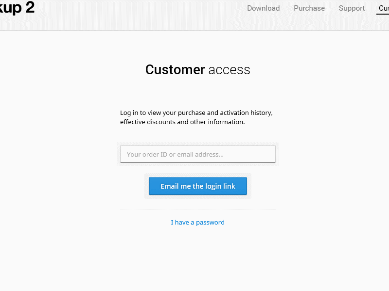 Have Password, Will Login onboarding