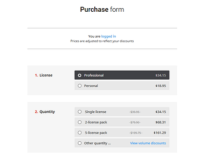 R10 Logged In Pricing