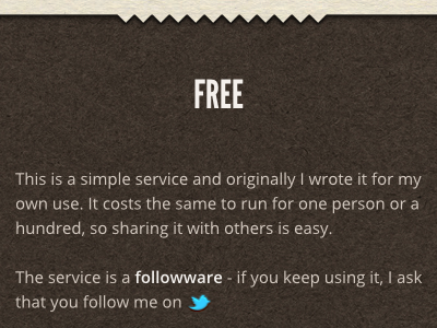 Introducing a concept of "followware"