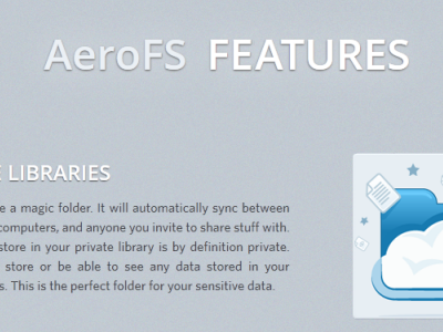 Unsolicited redesign - AeroFS