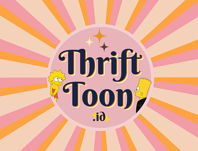 Thrift Toon Logo Vintage illustration logo